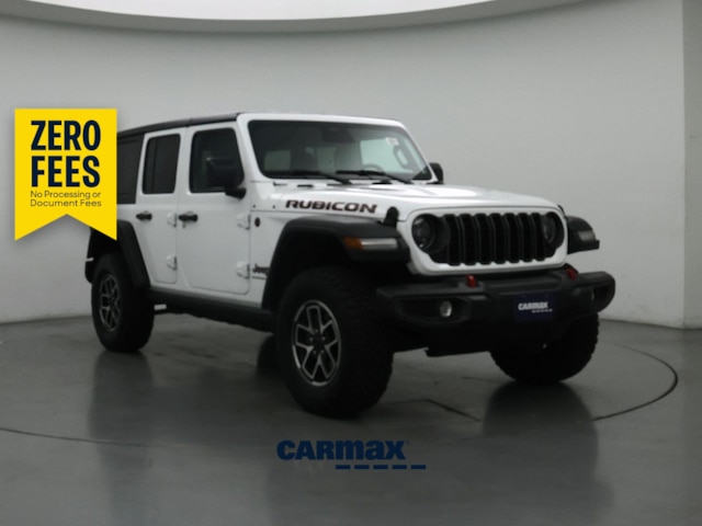 White 2025 Jeep Wrangler Rubicon 4-Door 4WD SUV / Crossover Four-Wheel Drive Automatic