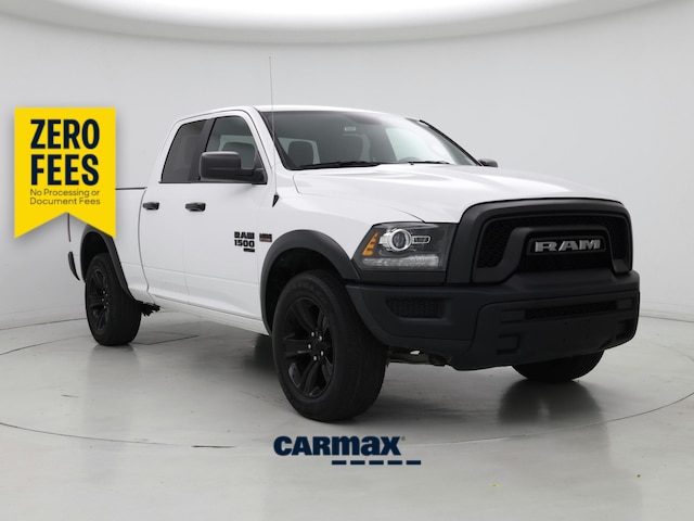 White 2024 RAM 1500 Classic SLT Quad Cab 4WD Pickup Truck Four-Wheel Drive Automatic