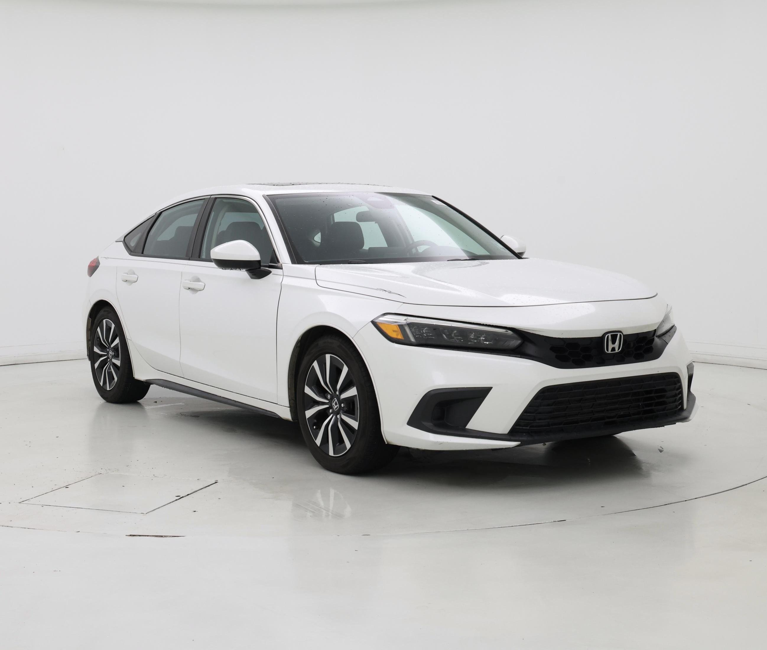 White 2022 Honda Civic Hatchback Hatchback Front-Wheel Drive Automatic