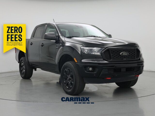 Black 2021 Ford Ranger Pickup Truck Four-Wheel Drive Automatic