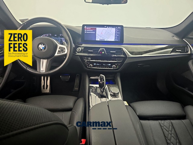 Gray 2023 BMW 5 Series Sedan Rear-Wheel Drive Automatic