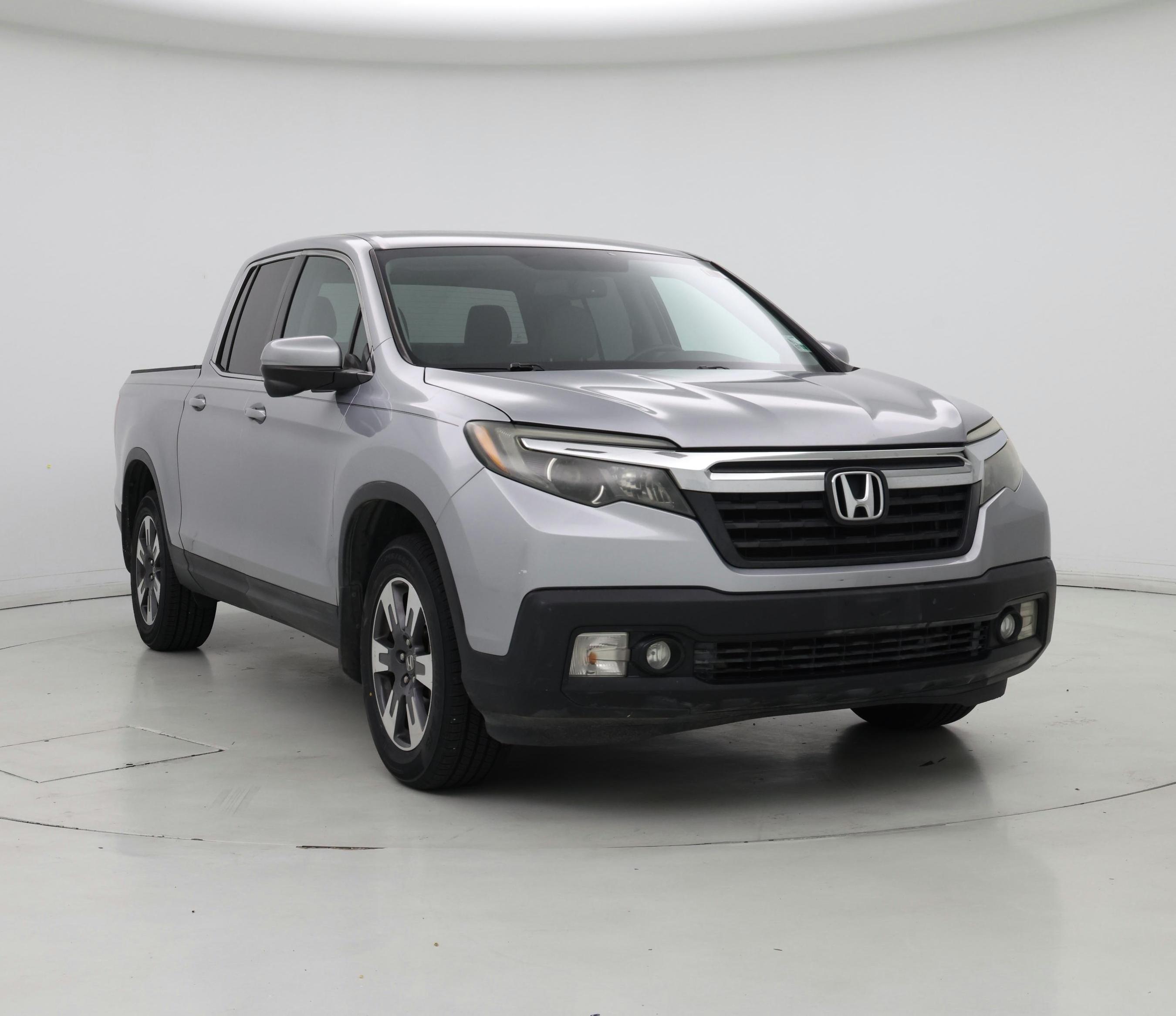 Silver 2017 Honda Ridgeline Pickup Truck Front-Wheel Drive Automatic
