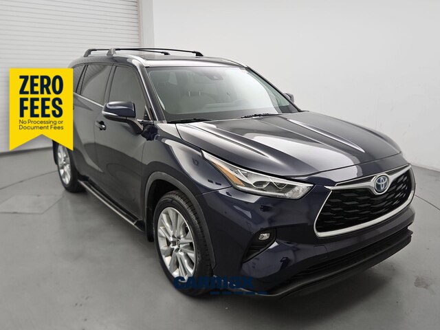 Blue 2023 Toyota Highlander Hybrid SUV / Crossover Front-Wheel Drive Automatic