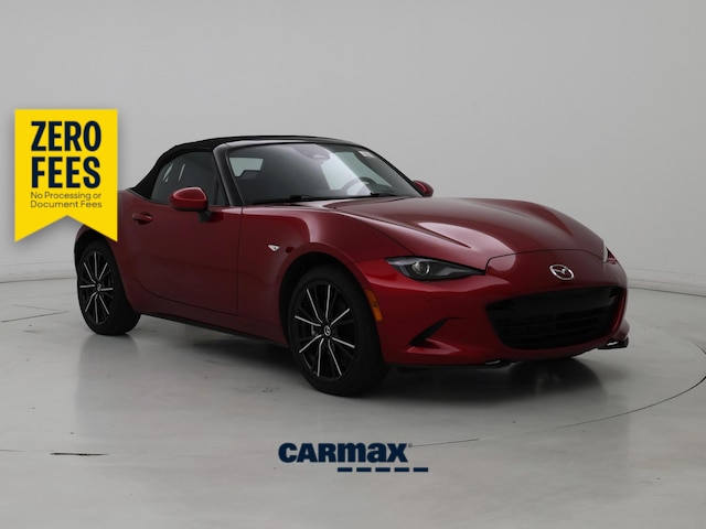 Red 2025 Mazda MX-5 Miata Convertible Rear-Wheel Drive Manual