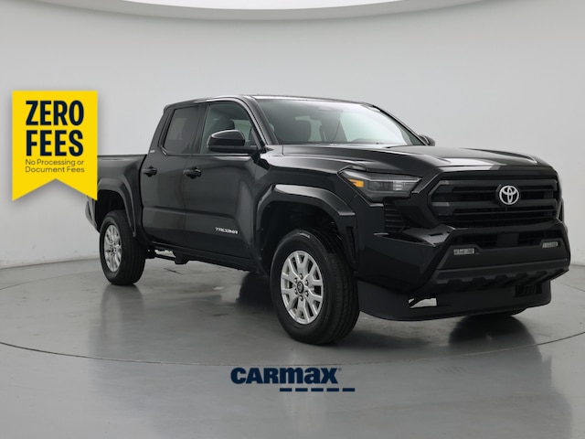 Black 2025 Toyota Tacoma Pickup Truck Four-Wheel Drive Automatic
