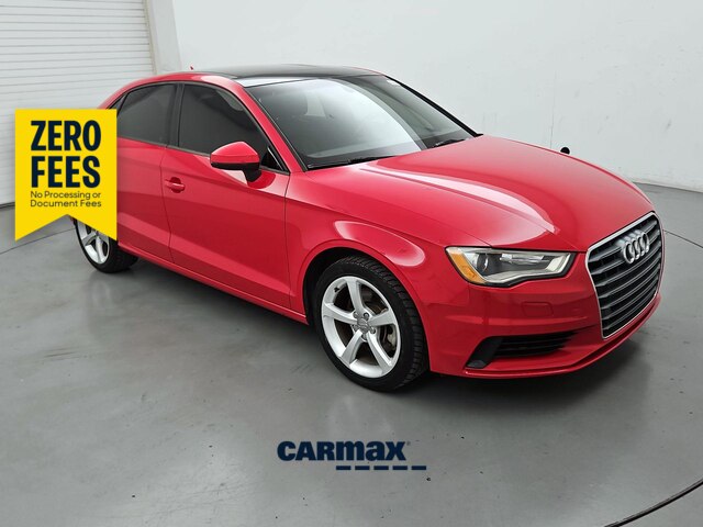 Red 2016 Audi A3 Sedan Front-Wheel Drive Automatic