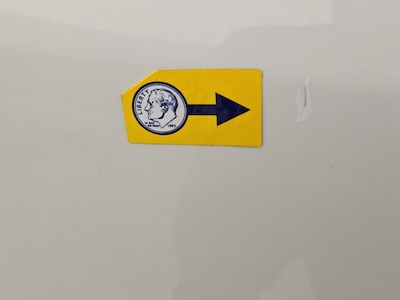 Rear Door Driver Side Cosmetic Imperfection