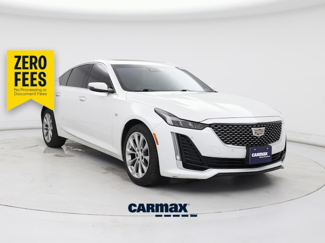 White 2022 Cadillac CT5 Premium Luxury AWD Sedan All-Wheel Drive Automatic