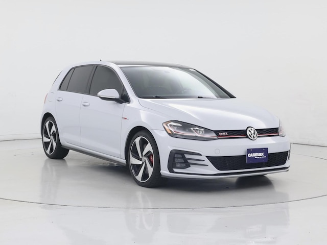 White 2020 Volkswagen Golf GTI 2.0T SE 4-Door FWD Hatchback Front-Wheel Drive Automatic