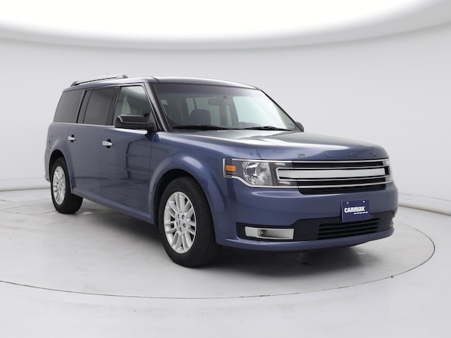 Blue 2018 Ford Flex SEL AWD SUV / Crossover All-Wheel Drive Automatic