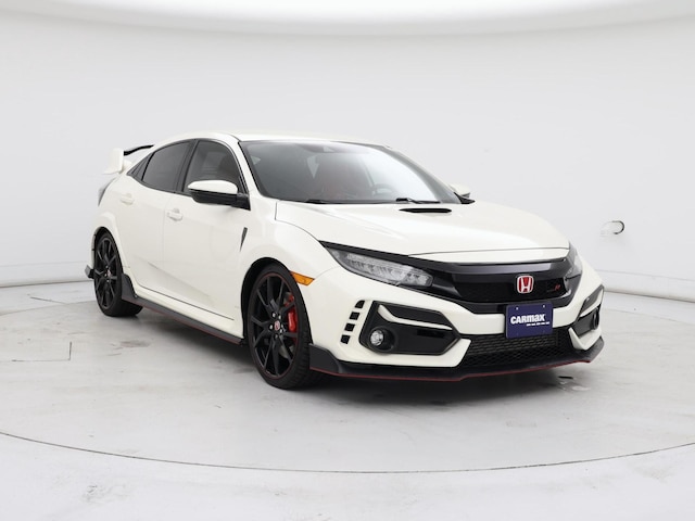 White 2021 Honda Civic Type R Touring FWD Hatchback Front-Wheel Drive Manual