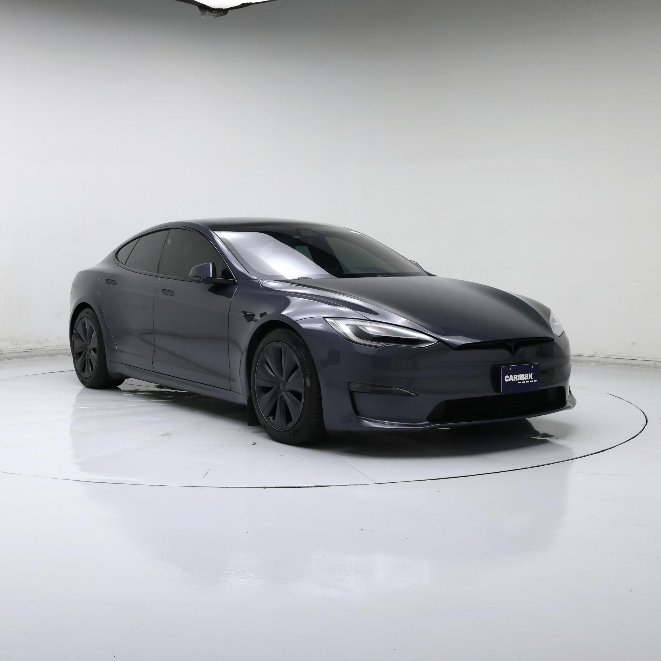 Gray 2021 Tesla Model S Sedan All-Wheel Drive Automatic