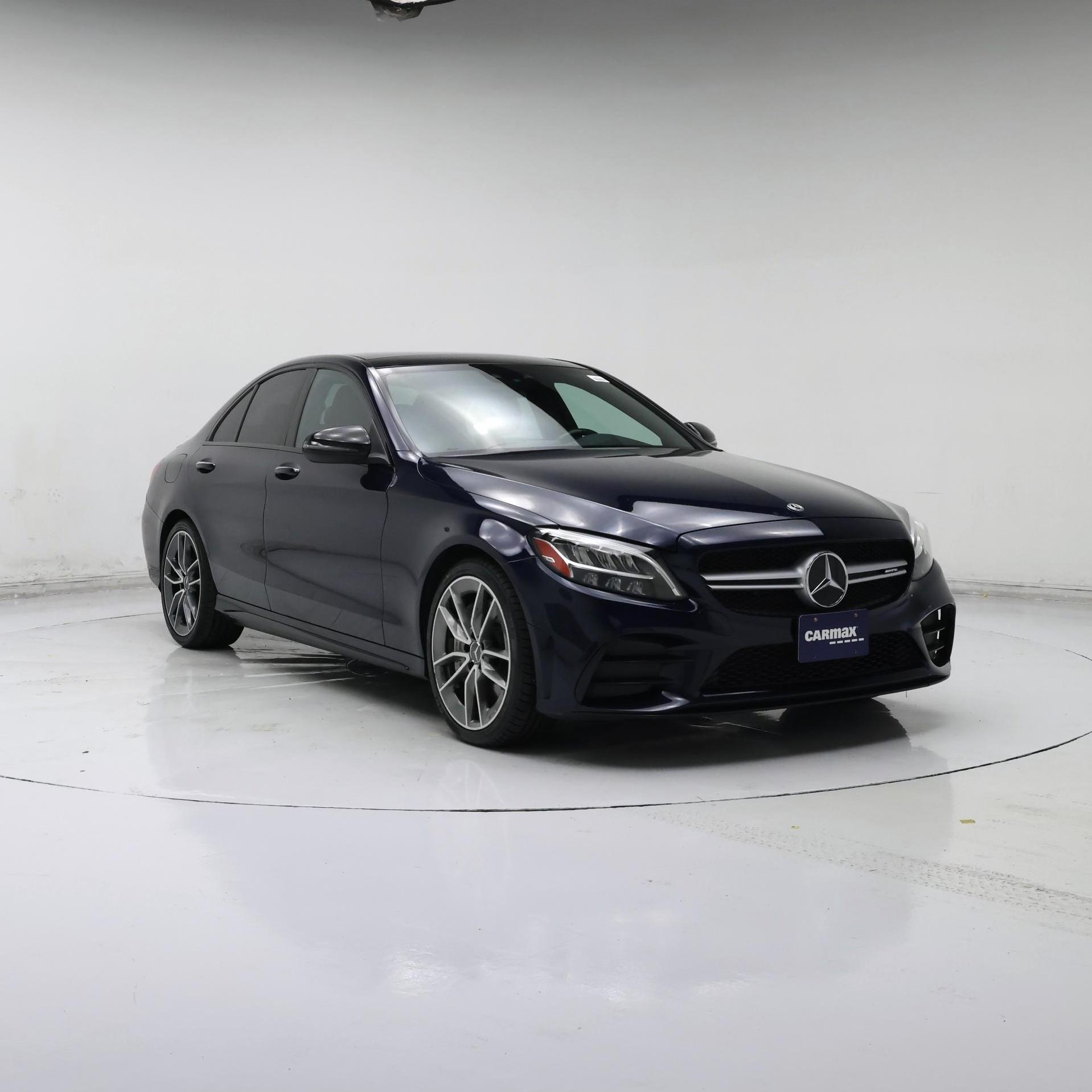 Blue 2020 Mercedes-Benz C-Class Sedan All-Wheel Drive Automatic