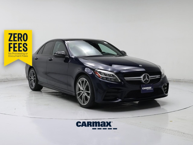 Blue 2020 Mercedes-Benz C-Class Sedan All-Wheel Drive Automatic