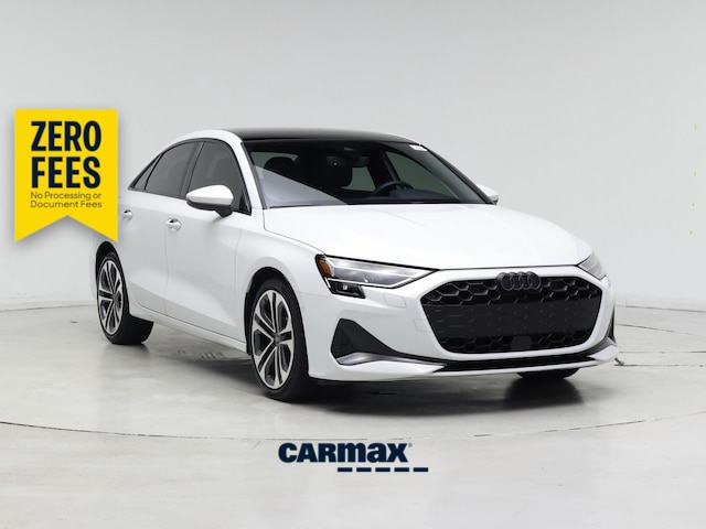 White 2025 Audi A3 quattro Premium 40 TFSI Sedan All-Wheel Drive Automatic