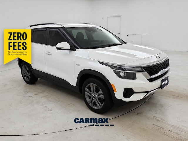 White 2021 Kia Seltos SUV / Crossover All-Wheel Drive Automatic
