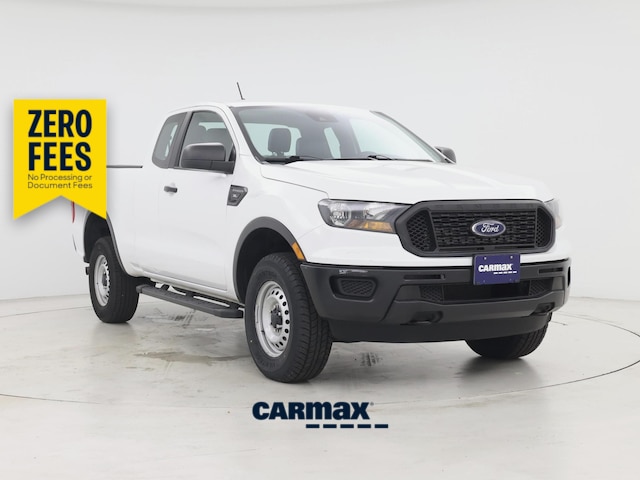 White 2020 Ford Ranger XL SuperCab 4WD Pickup Truck Four-Wheel Drive Automatic
