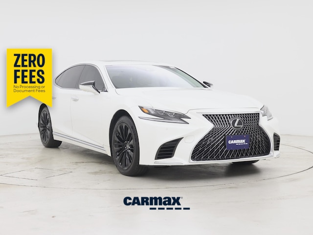 White 2020 Lexus LS Sedan Rear-Wheel Drive Automatic
