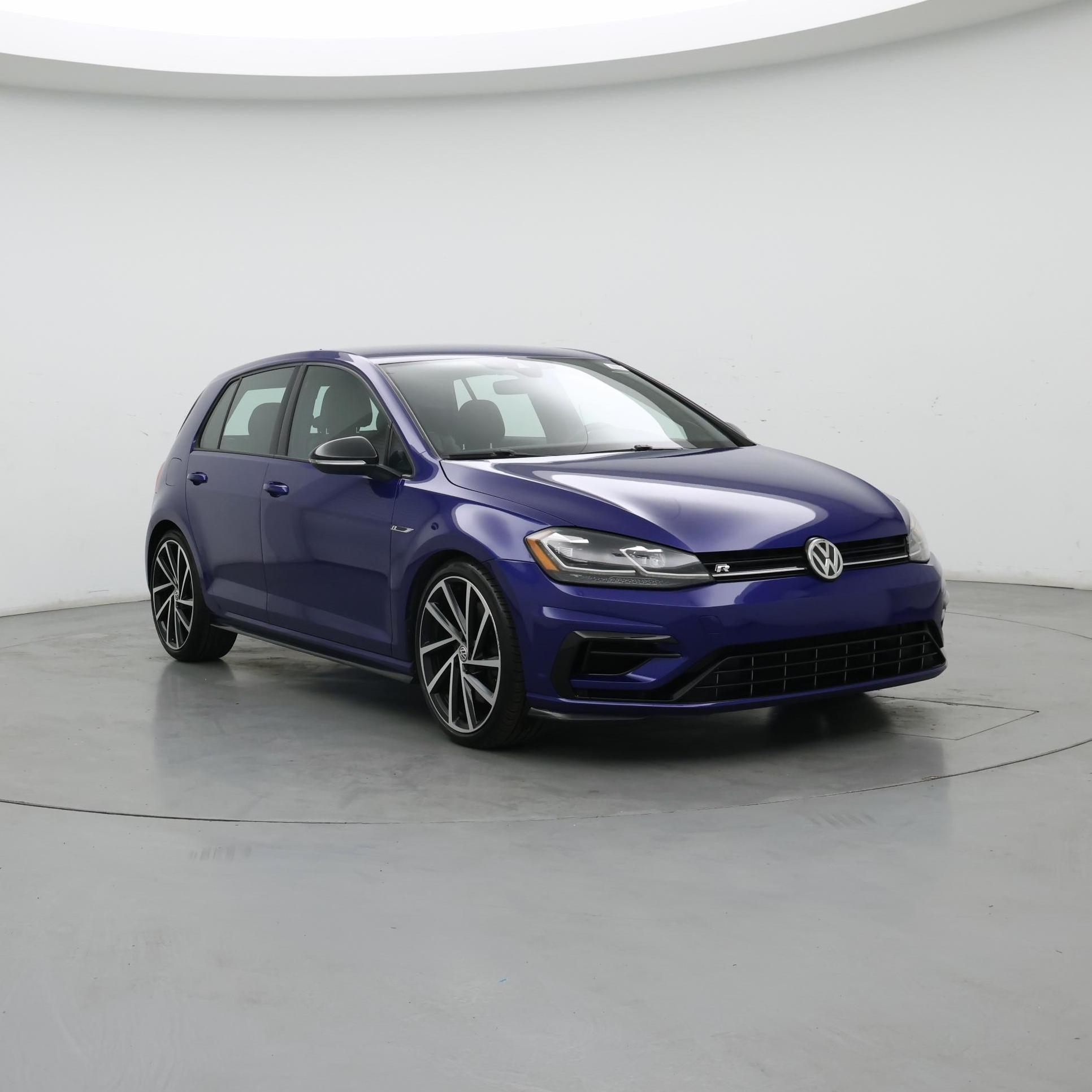 Blue 2018 Volkswagen Golf R 4-Door AWD Hatchback All-Wheel Drive Manual