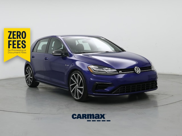 Blue 2018 Volkswagen Golf R 4-Door AWD Hatchback All-Wheel Drive Manual