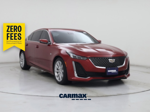 Red 2020 Cadillac CT5 Luxury Sedan RWD Sedan Rear-Wheel Drive Automatic