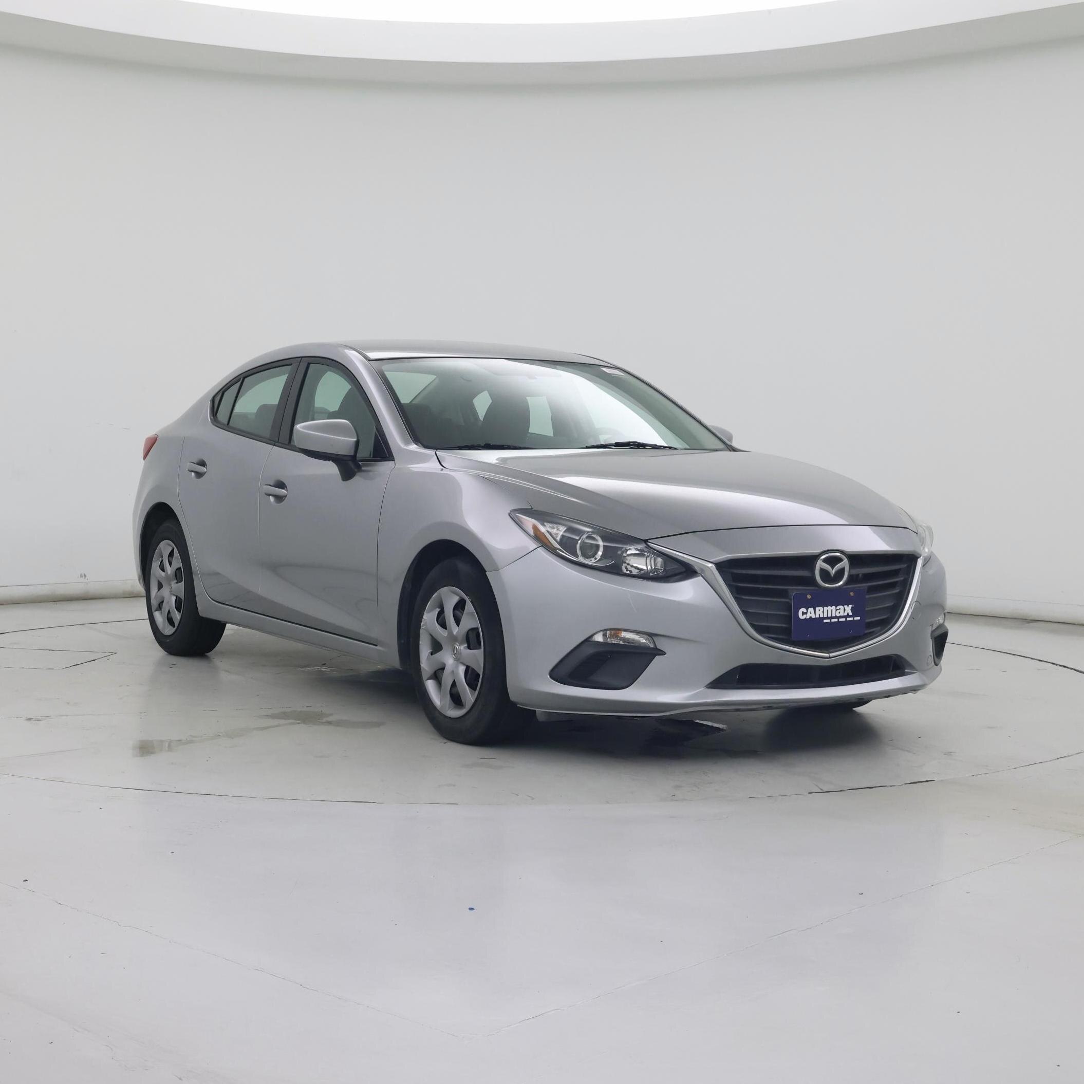 Silver 2015 Mazda MAZDA3 i Sport Sedan Front-Wheel Drive Automatic