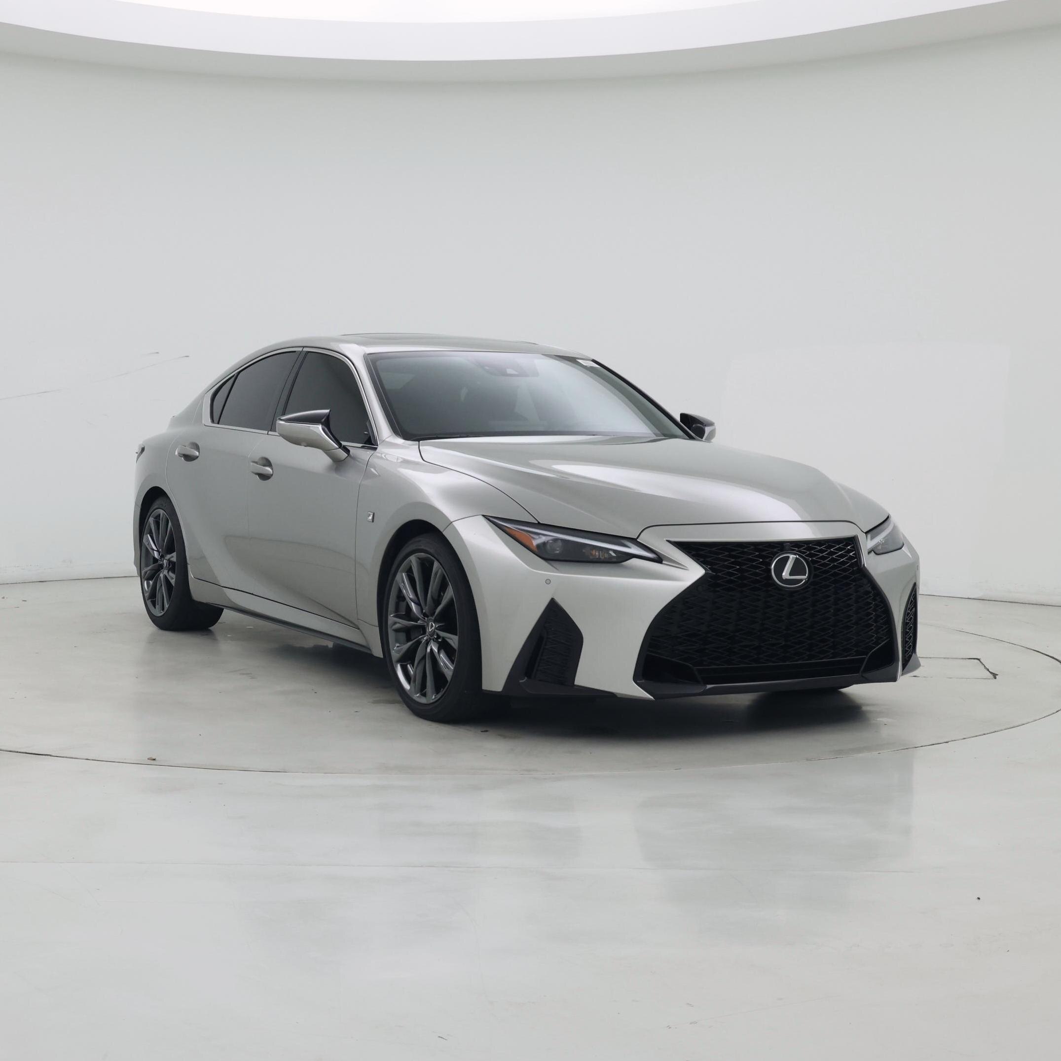 Silver 2023 Lexus IS 350 F Sport RWD Sedan Rear-Wheel Drive Automatic