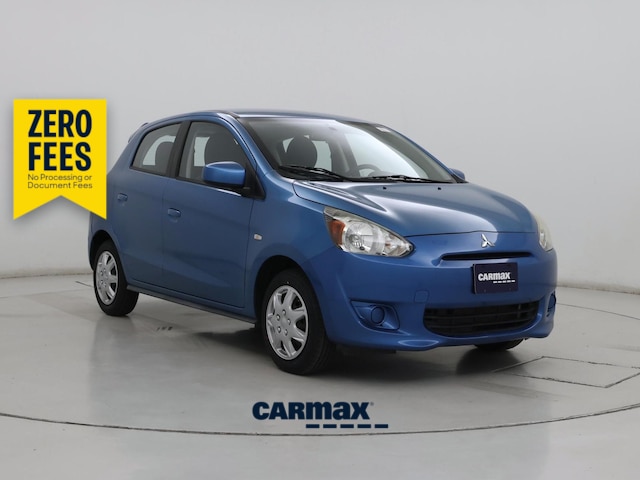 Blue 2015 Mitsubishi Mirage Hatchback Front-Wheel Drive Manual