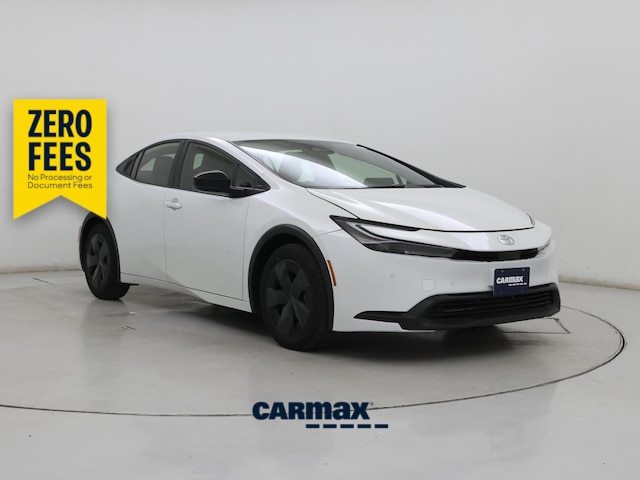 White 2025 Toyota Prius Hatchback Front-Wheel Drive Automatic