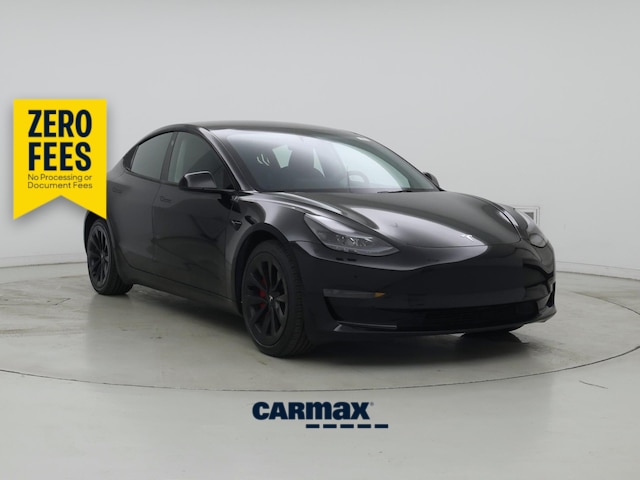 Black 2023 Tesla Model 3 RWD Sedan Rear-Wheel Drive Automatic