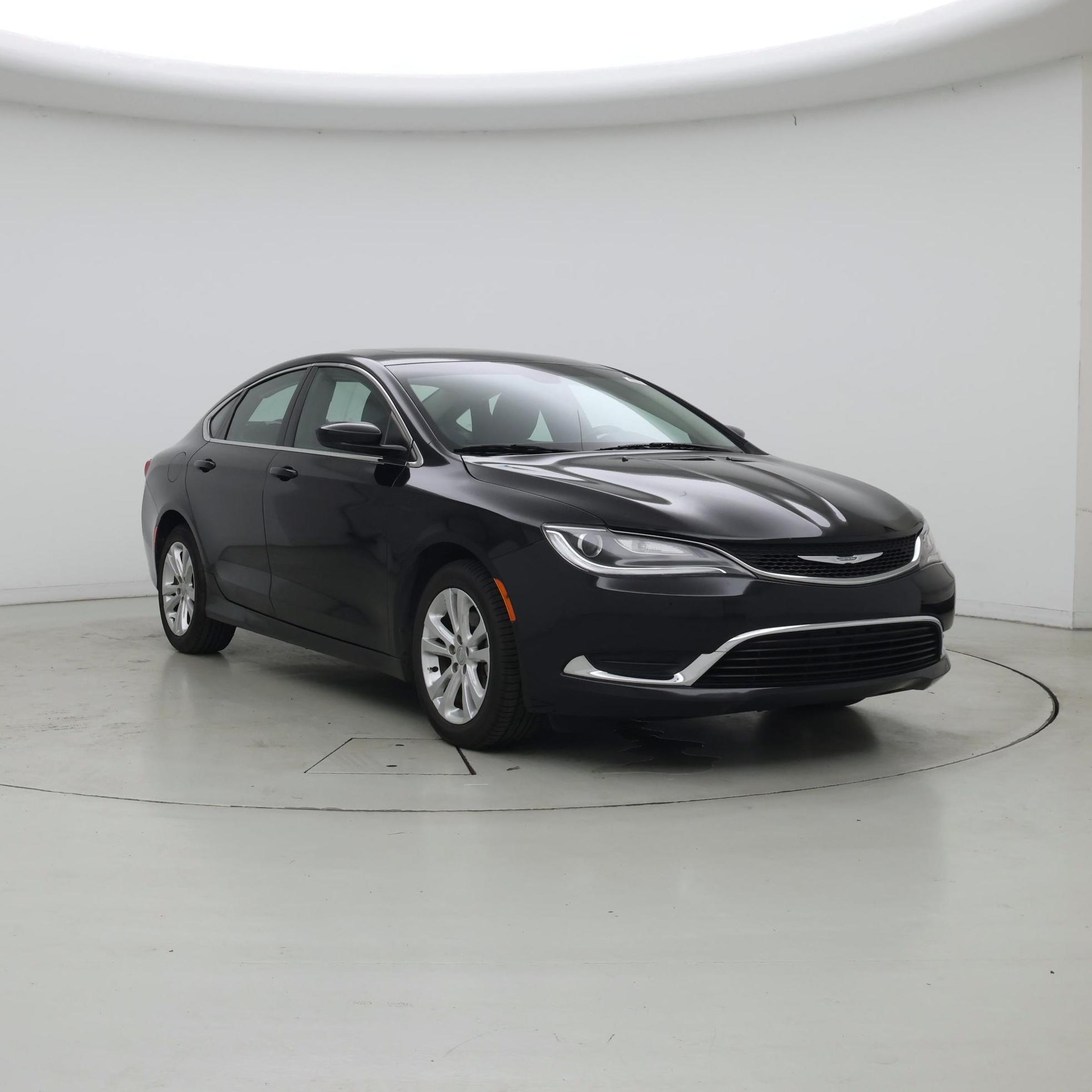 Black 2016 Chrysler 200 Sedan Front-Wheel Drive Automatic