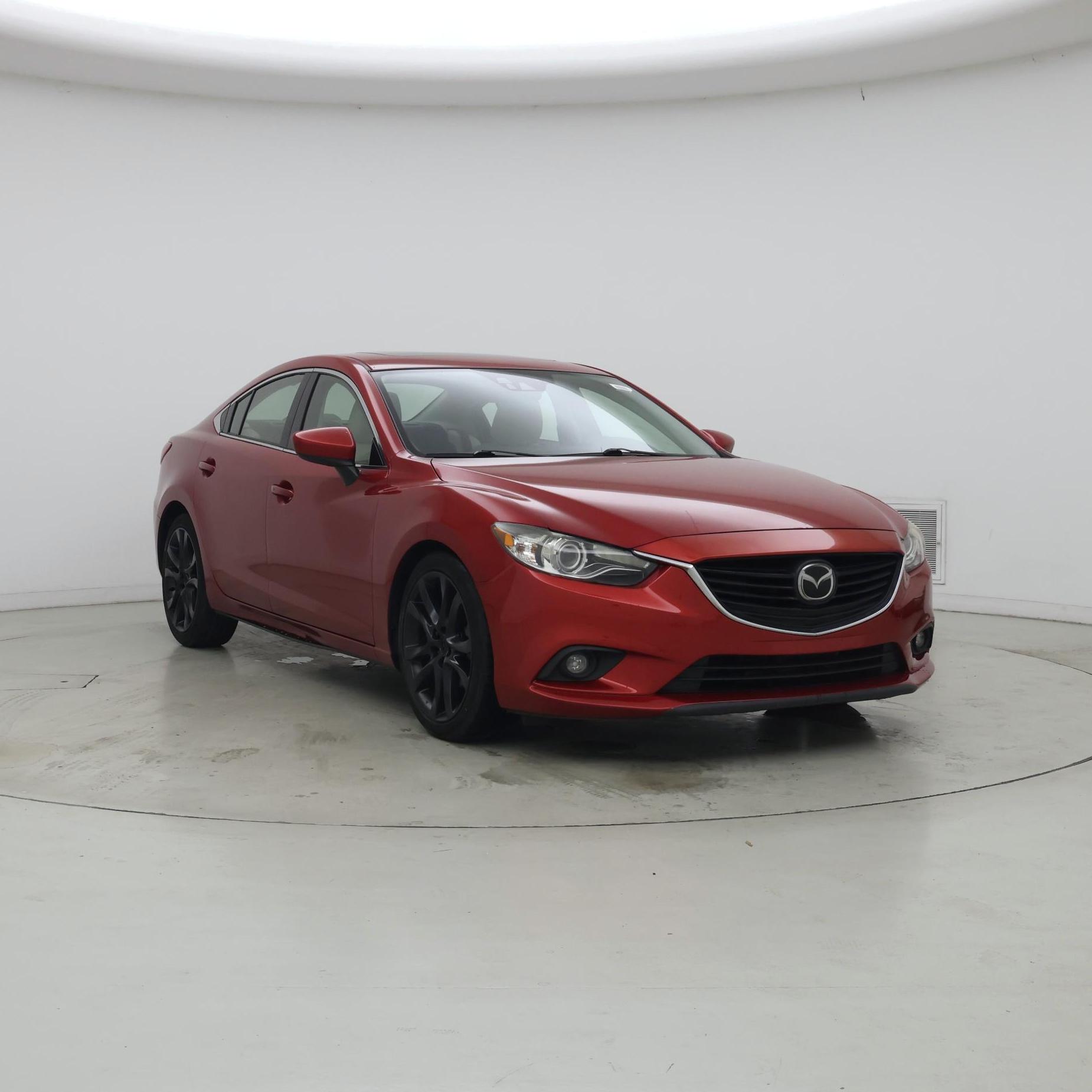 Red 2014 Mazda MAZDA6 Sedan Front-Wheel Drive Automatic