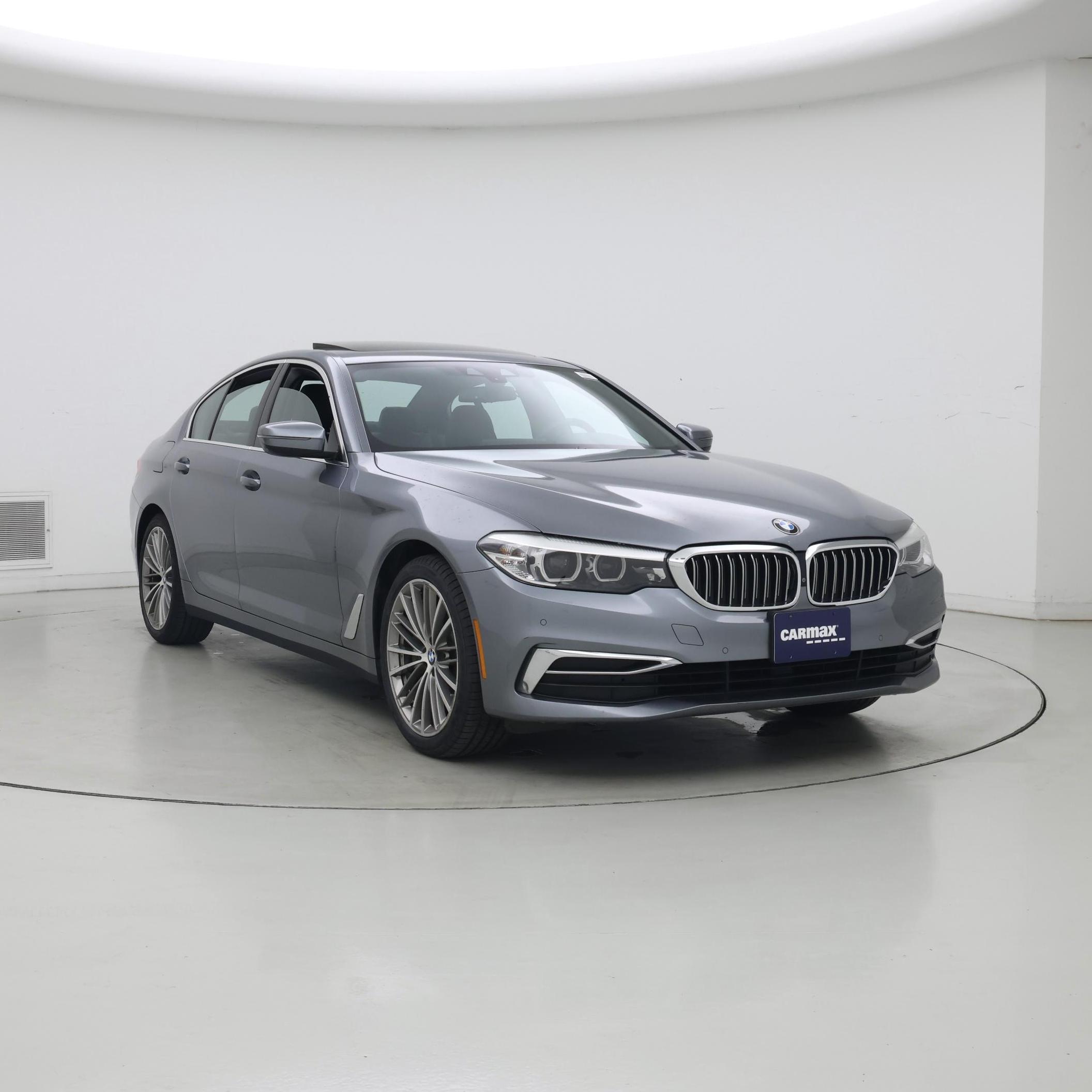 Silver 2019 BMW 5 Series Sedan All-Wheel Drive Automatic