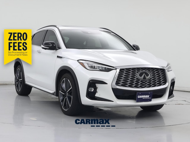 White 2024 INFINITI QX55 Sensory AWD SUV / Crossover All-Wheel Drive Automatic