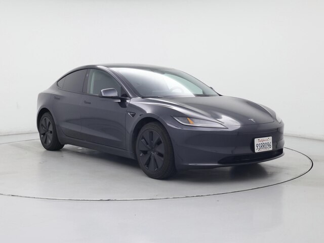 Gray 2025 Tesla Model 3 Long Range RWD Sedan Rear-Wheel Drive Automatic