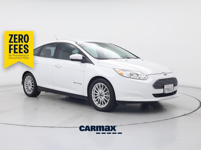 White 2016 Ford Focus Electric Hatchback Front-Wheel Drive Automatic