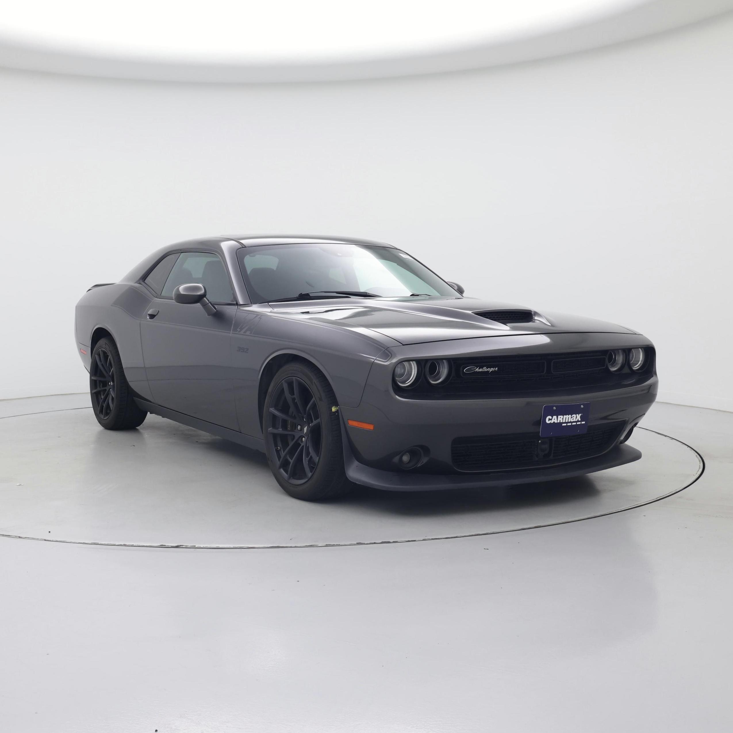 Gray 2017 Dodge Challenger Coupe Rear-Wheel Drive Automatic