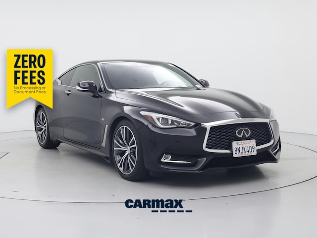 Black 2019 INFINITI Q60 Coupe Rear-Wheel Drive Automatic