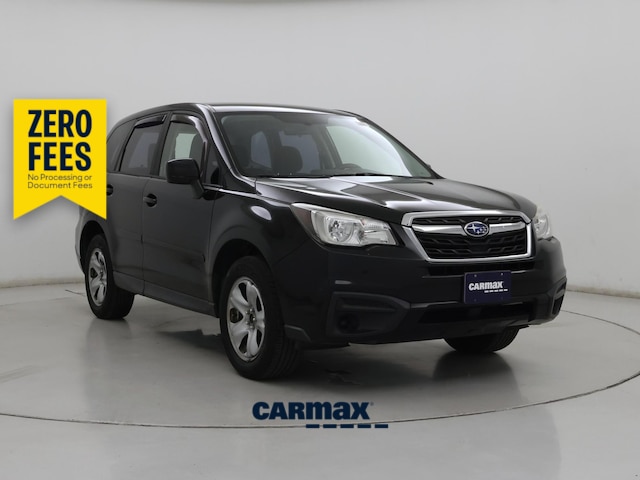 Black 2017 Subaru Forester SUV / Crossover All-Wheel Drive Manual