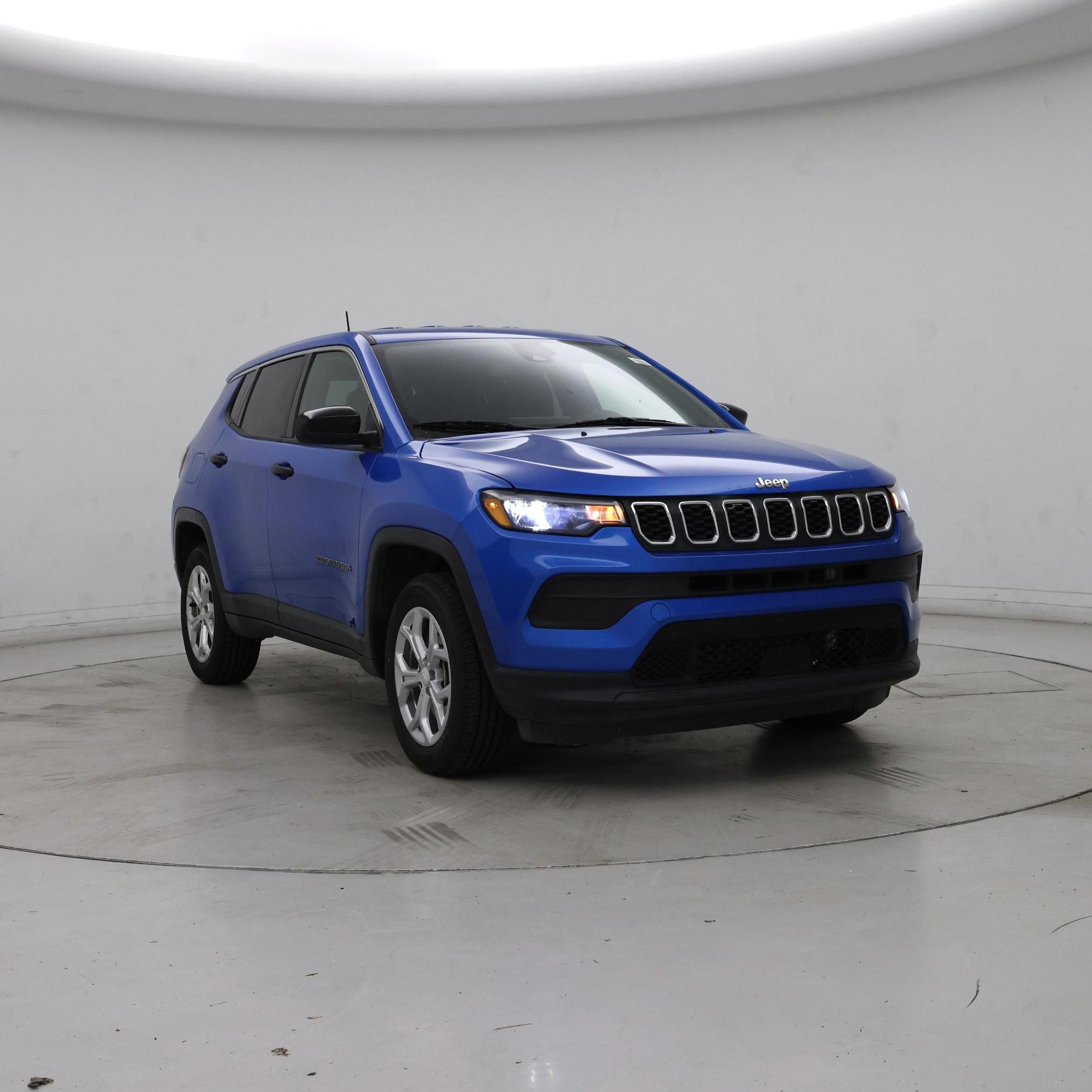 Blue 2024 Jeep Compass SUV / Crossover Four-Wheel Drive Automatic
