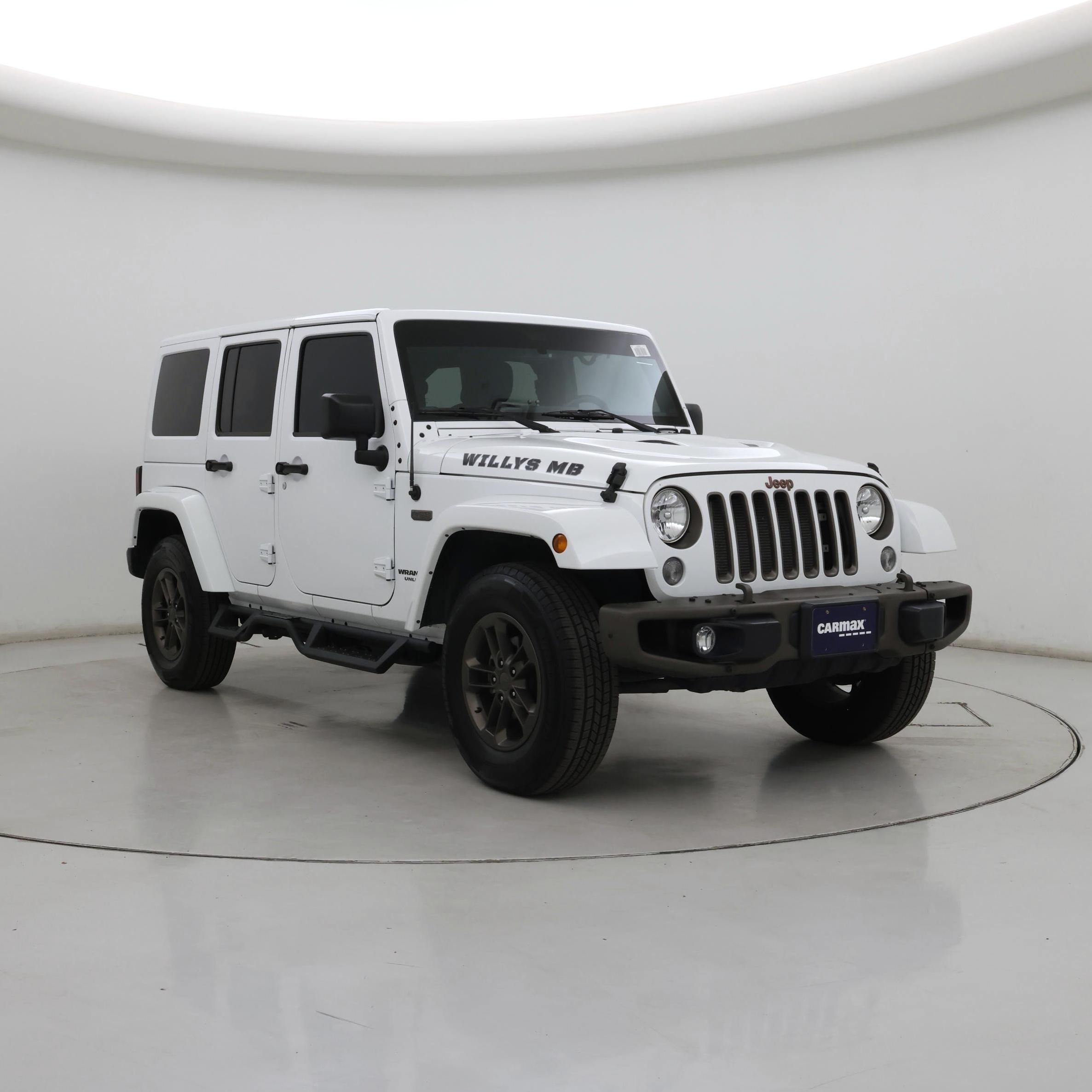 White 2016 Jeep Wrangler SUV / Crossover Four-Wheel Drive Manual