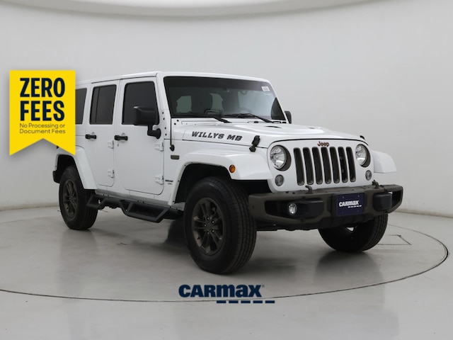 White 2016 Jeep Wrangler SUV / Crossover Four-Wheel Drive Manual