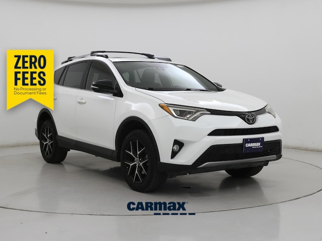 White 2018 Toyota RAV4 SUV / Crossover Front-Wheel Drive Automatic