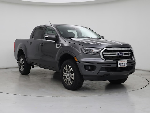 Gray 2020 Ford Ranger Lariat SuperCrew 4WD Pickup Truck Four-Wheel Drive Automatic