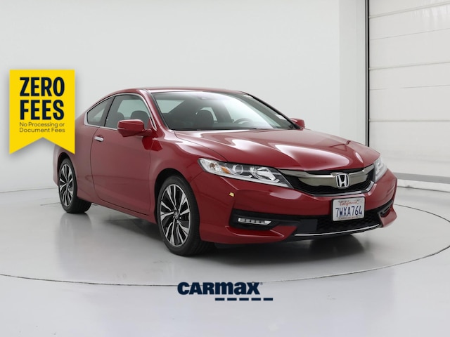 Red 2017 Honda Accord Coupe EX with Honda Sensing Coupe Front-Wheel Drive Automatic