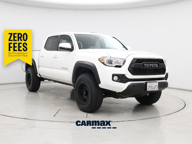 White 2022 Toyota Tacoma TRD Off Road Double Cab 4WD Pickup Truck Four-Wheel Drive Automatic