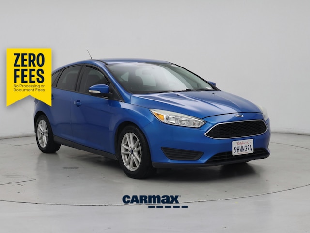 Blue 2015 Ford Focus Hatchback Front-Wheel Drive Automatic