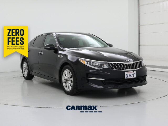 Black 2018 Kia Optima Sedan Front-Wheel Drive Automatic