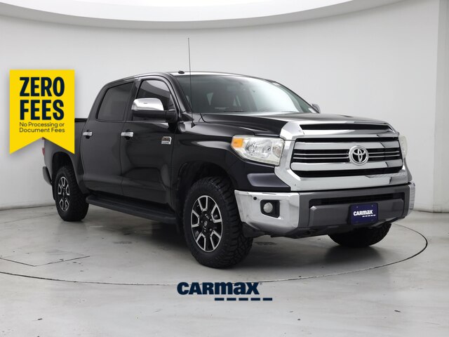 Black 2017 Toyota Tundra Pickup Truck Four-Wheel Drive Automatic