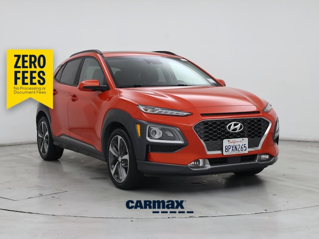 Red 2020 Hyundai Kona SUV / Crossover Front-Wheel Drive Automatic